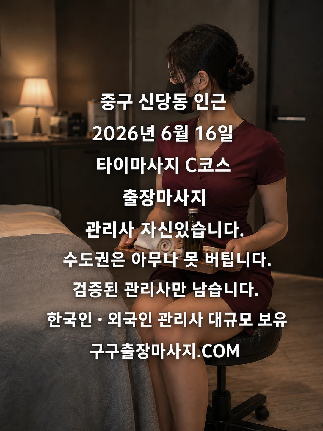 신당동 마사지 출장 후기 자택 타이마사지 C코스 중구 출장마사지 방문 이미지